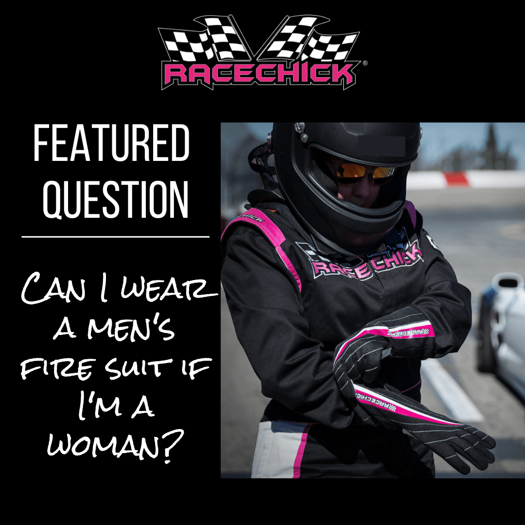 Woman in fire suit, can I wear a men's suit?