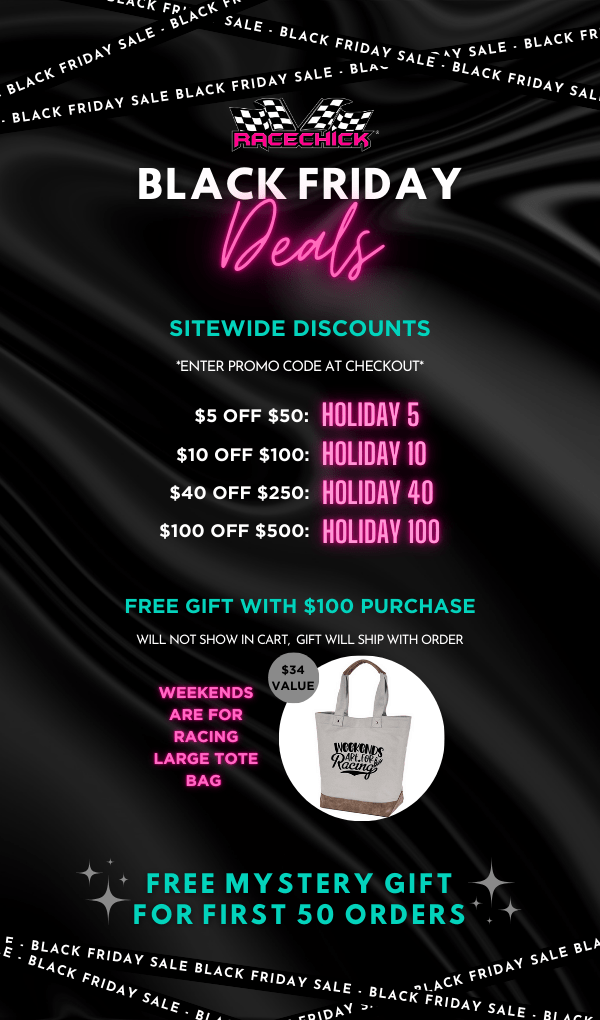 RaceChic Black Friday Deals - Mobile Popup