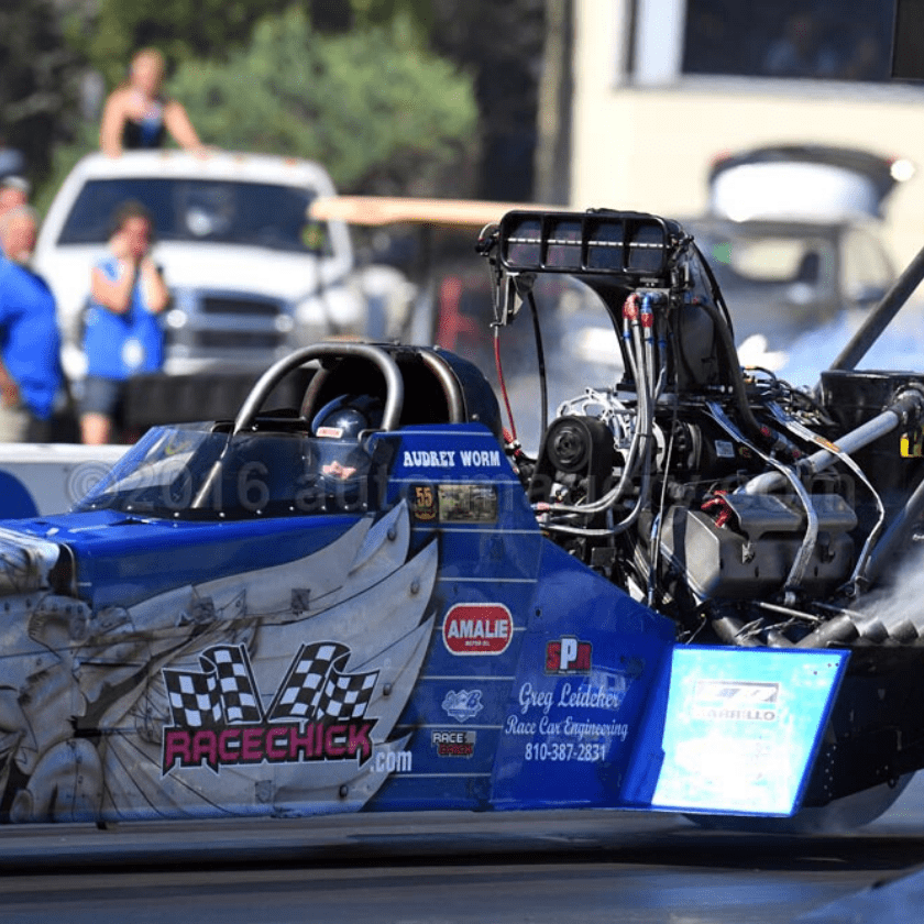 RaceChick dragster detail