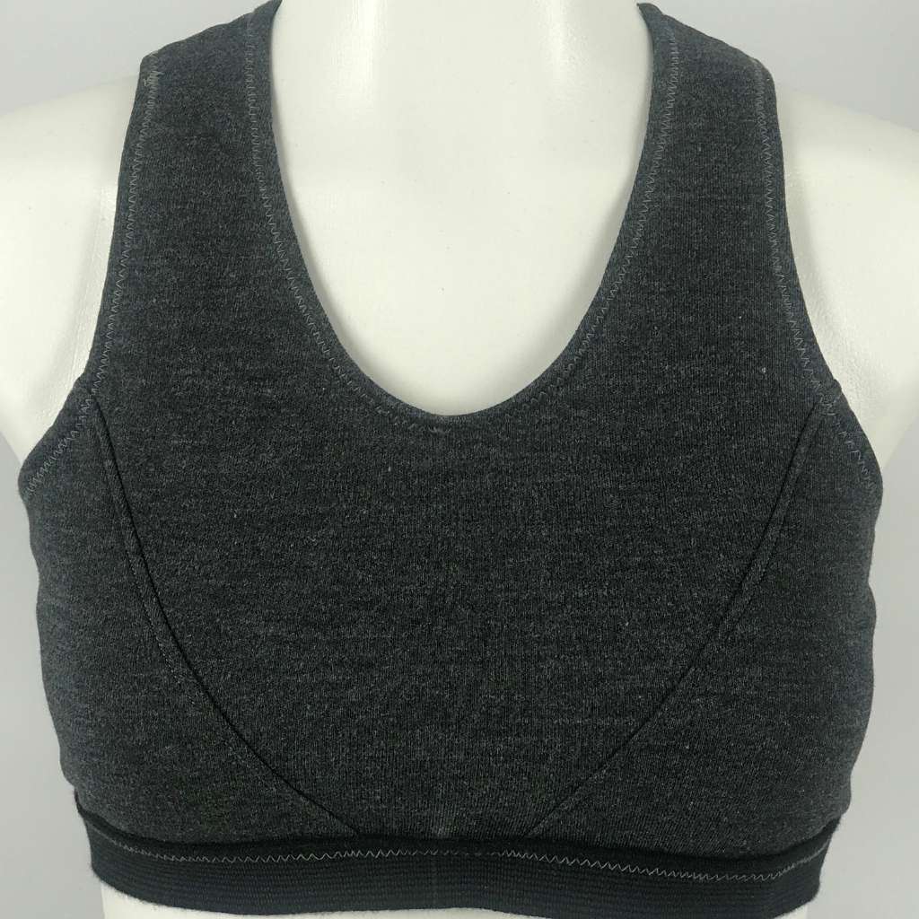 Gray sports bra, design 60
