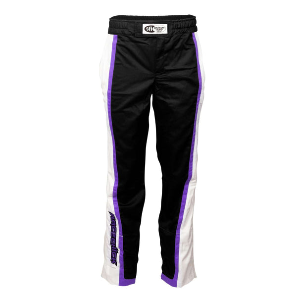 Pants Black Purple - 'FIERCE' SFI Nomex Women's Racing Pants