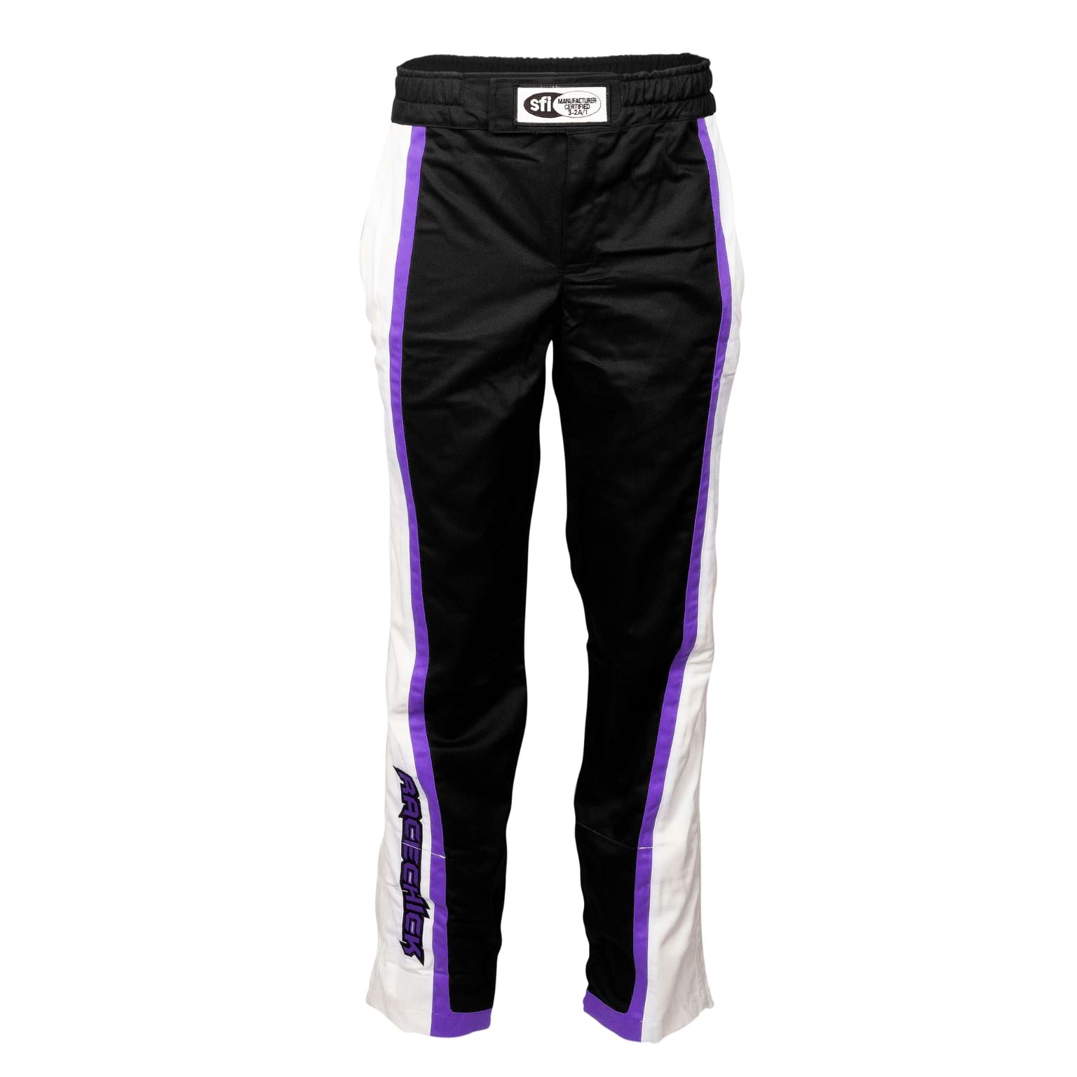 Racechick - FIERCE Two-Piece Women's Auto Racing Suit SFI 3.2A/1 (Black/Purple)