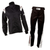 'FIERCE' SFI 3.2A/1 FR Cotton Two-Piece Women's Auto Racing Suit (Black/White)