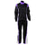 'FIERCE' SFI 3.2A/5 Nomex Two-Piece Women's Auto Racing Suit (Black/Purple)
