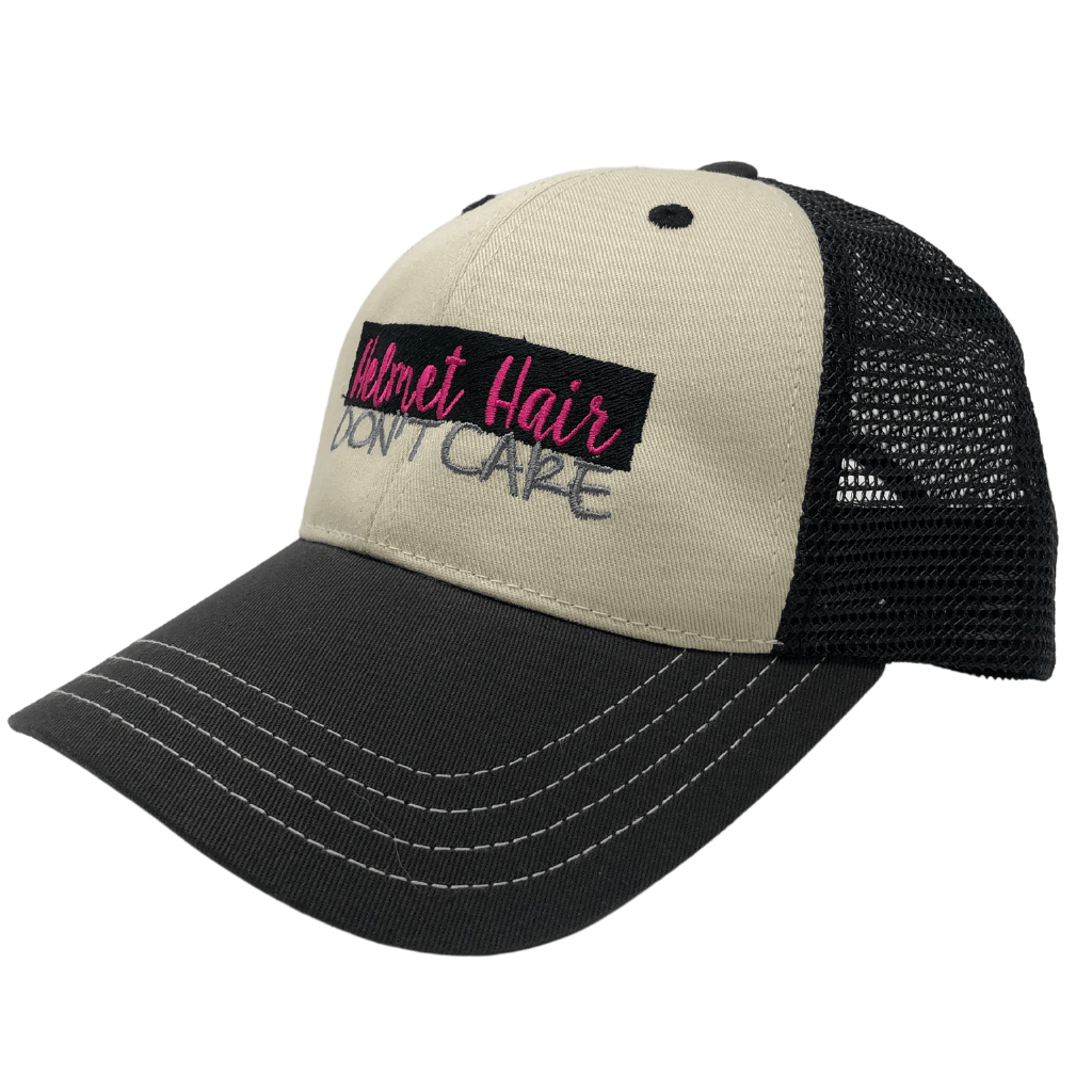 Helmet Hair Don&#39;t Care trucker hat - Shopify product photo 10