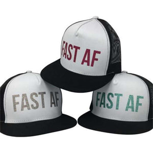 FAST AF Hat - White - Racechick