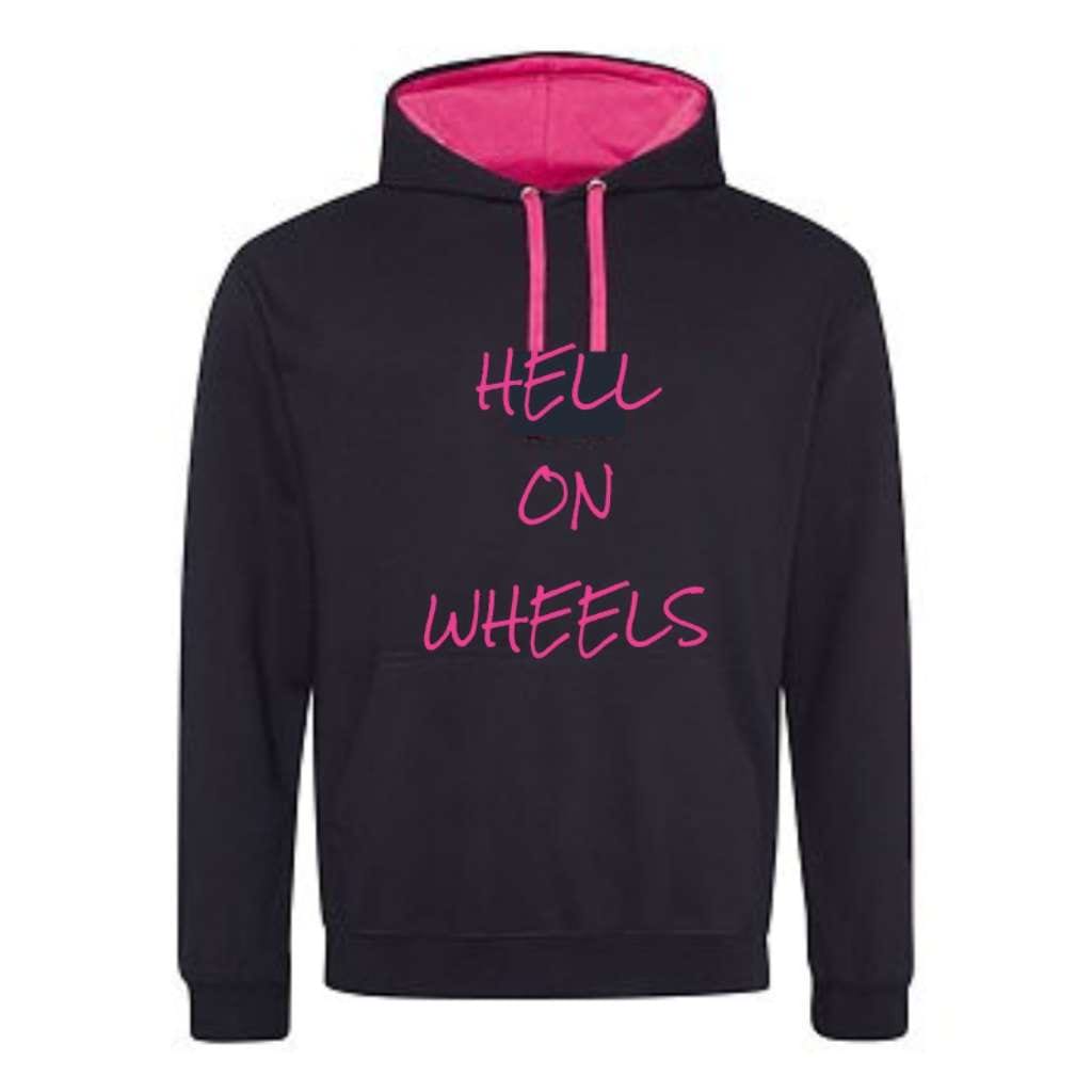 Ladies pink shop hoodie sweatshirt