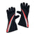 Racechick 'FIERCE' SFI 3.3/1 Women's Racing Gloves (Black/Red)