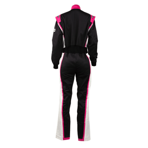 Racechick - FIERCE Women's Auto Racing Suit SFI 3.2A/5 (Black/Pink)