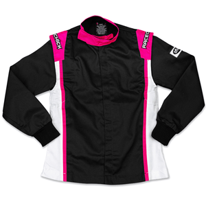 Racechick - FIERCE Two-Piece Women's Auto Racing Suit SFI 3.2A/1 (Black/Pink)