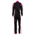'FIERCE' SFI 3.2A/1 FR Cotton Two-Piece Women's Auto Racing Suit  (Black/Pink)