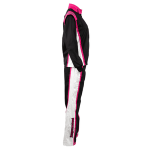 Racechick - FIERCE Two-Piece Women's Auto Racing Suit SFI 3.2A/5 (Black/Pink)