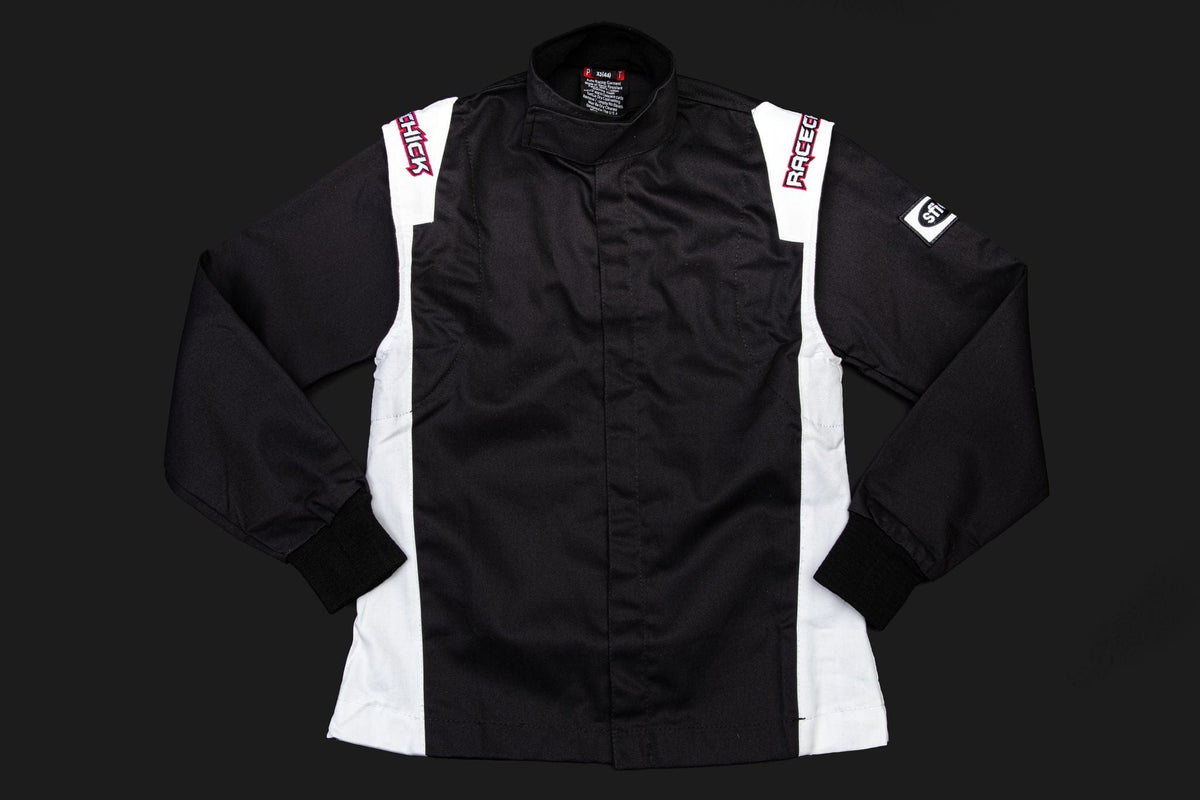 Racechick racing jacket, black and white, r1-2137